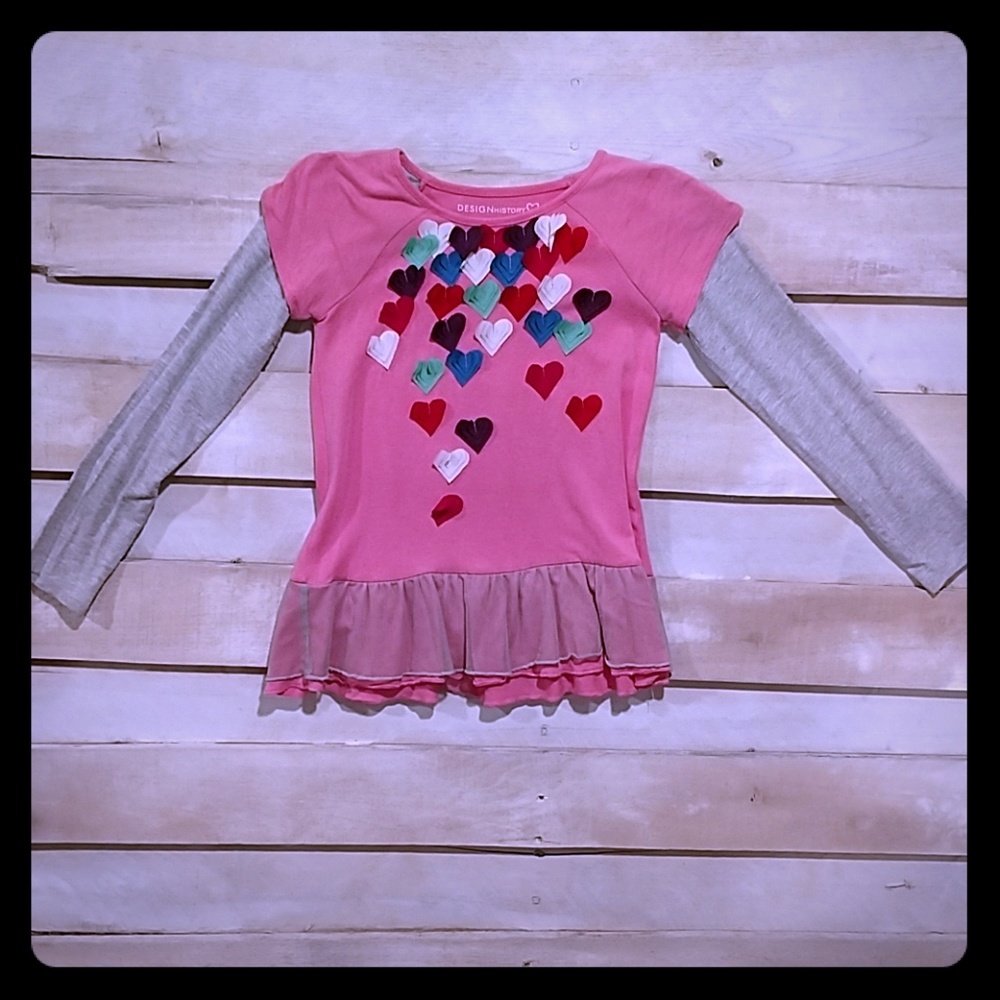 DESIGN HISTORY SZ6X Pink Heart Accent